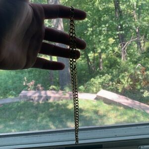 Gold chain link chain